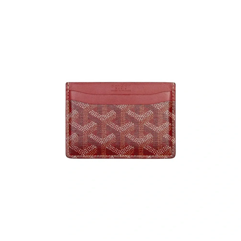 Pre-Owned Goyard Saint Sulpice Card Holder Coated Canvas in Red at Nordstrom Pre-Owned Goyard Saint Sulpice Card Holder Coated Canvas in Red at Nordstrom